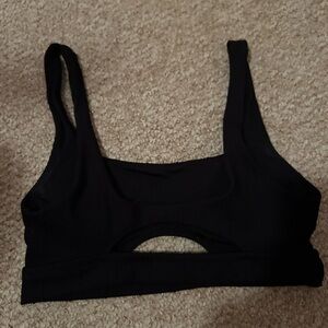 NWOT Aerie Scoop Bikini Top with Cut Out